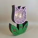 thumbnail image 4 of 2022 Nueva decoración de Pascua para el hogar, flor de Pascua de madera, luz LED, adorno de flor de Pascua, decoración, lámpara de decoración de Pascua, 4 of 4