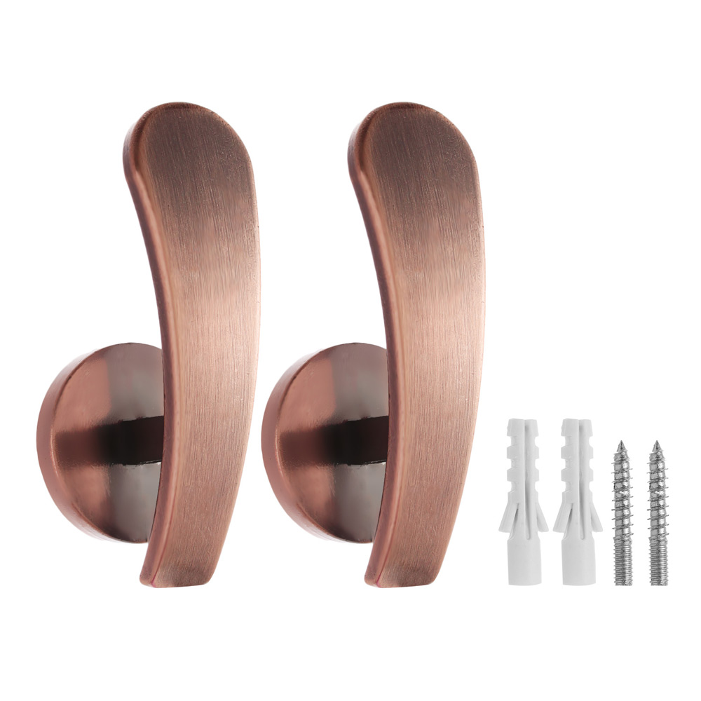 Home Decor Durable Modern Hold Curtain Holder Wall Hanger Mounted Metal