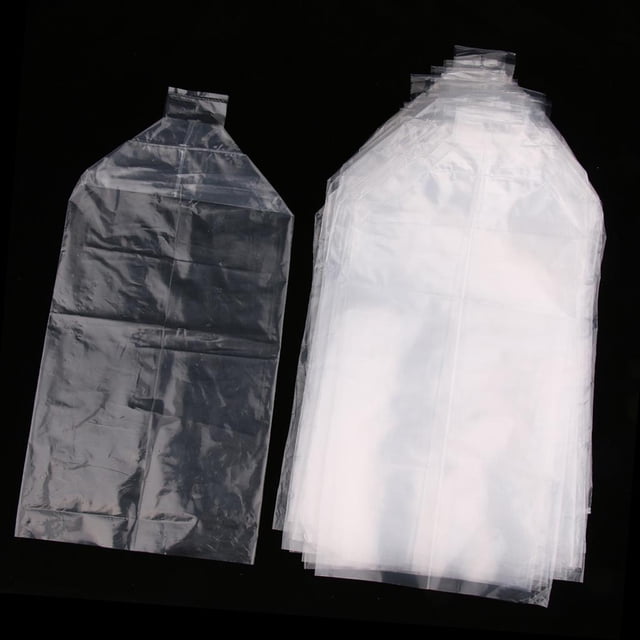 50 Unidaad Bolsas Plástico Transporte Complimentos Pecera Adornos Decoración Ornamento Duradero - Claro, 24x50cm Los 24x50cm Colco Bolsa de pescado y camarones