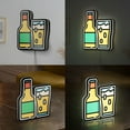 thumbnail image 2 of Beer Bottle 3D Novelty Light Box, Bar Wall Accent, Beverage Decor, Ideal for Beer Lovers and Pub Goers (Width 24 inch, 60cm), 2 of 9