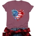 thumbnail image 6 of Bgstyu American Flag Tee Tops Women USA Graphic Tees 4th of July Shirts USA Flag Star and Stripes Patriotic T-Shirt Tops 250 Anniversary USA Shirt, 6 of 6