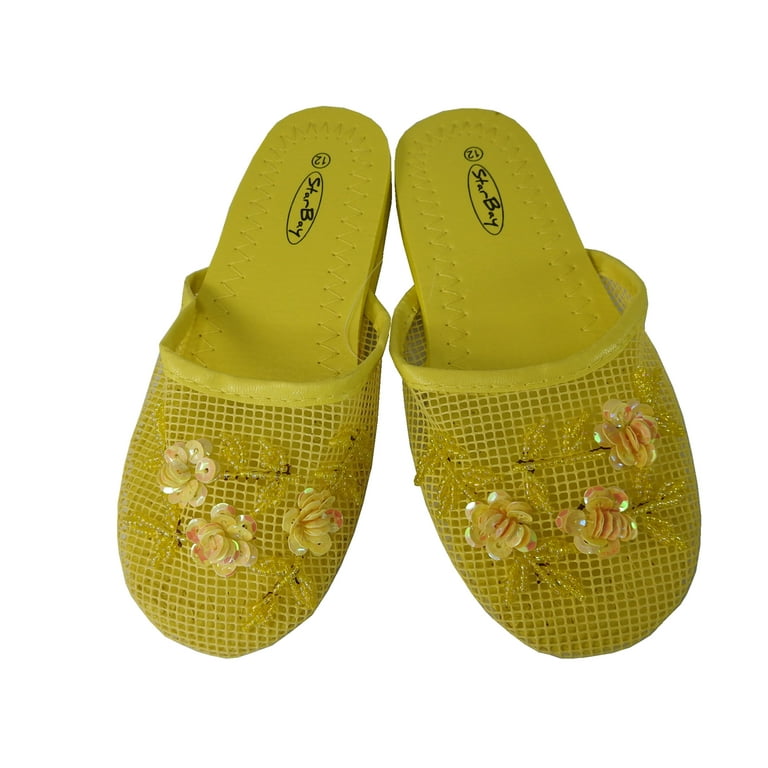 Yellow hotsell sandals walmart