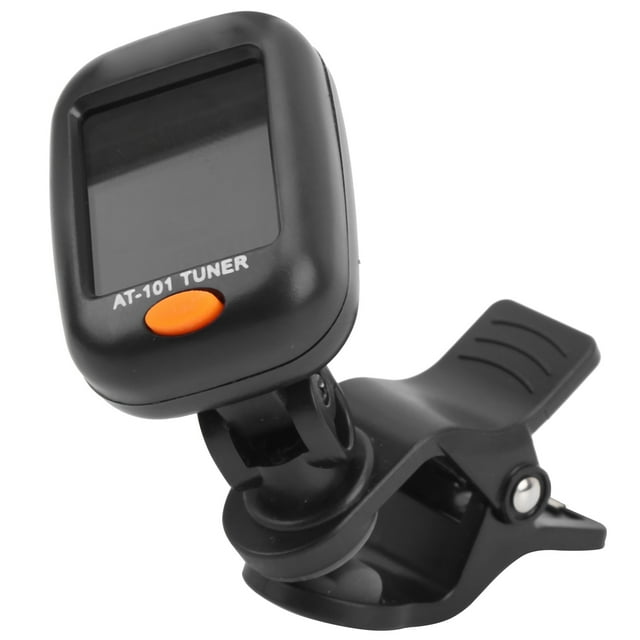 Ukulele Tuner, Clip-On Guitar Tuner, Convenient To Use Not Easy To Damage Low Power Consumption Easy To Carry Durable For Ukulele Violin Guitar Bass