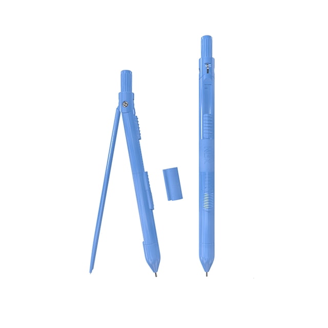 NBX Professional Compass with Mechanical Pencil Math Geometry Drawing Tools with 10pcs 0.7mm Leads Stationery