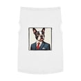 thumbnail image 3 of Pet Tank Top Boston Terrier Dog Wearing Blue Suit, 3 of 11