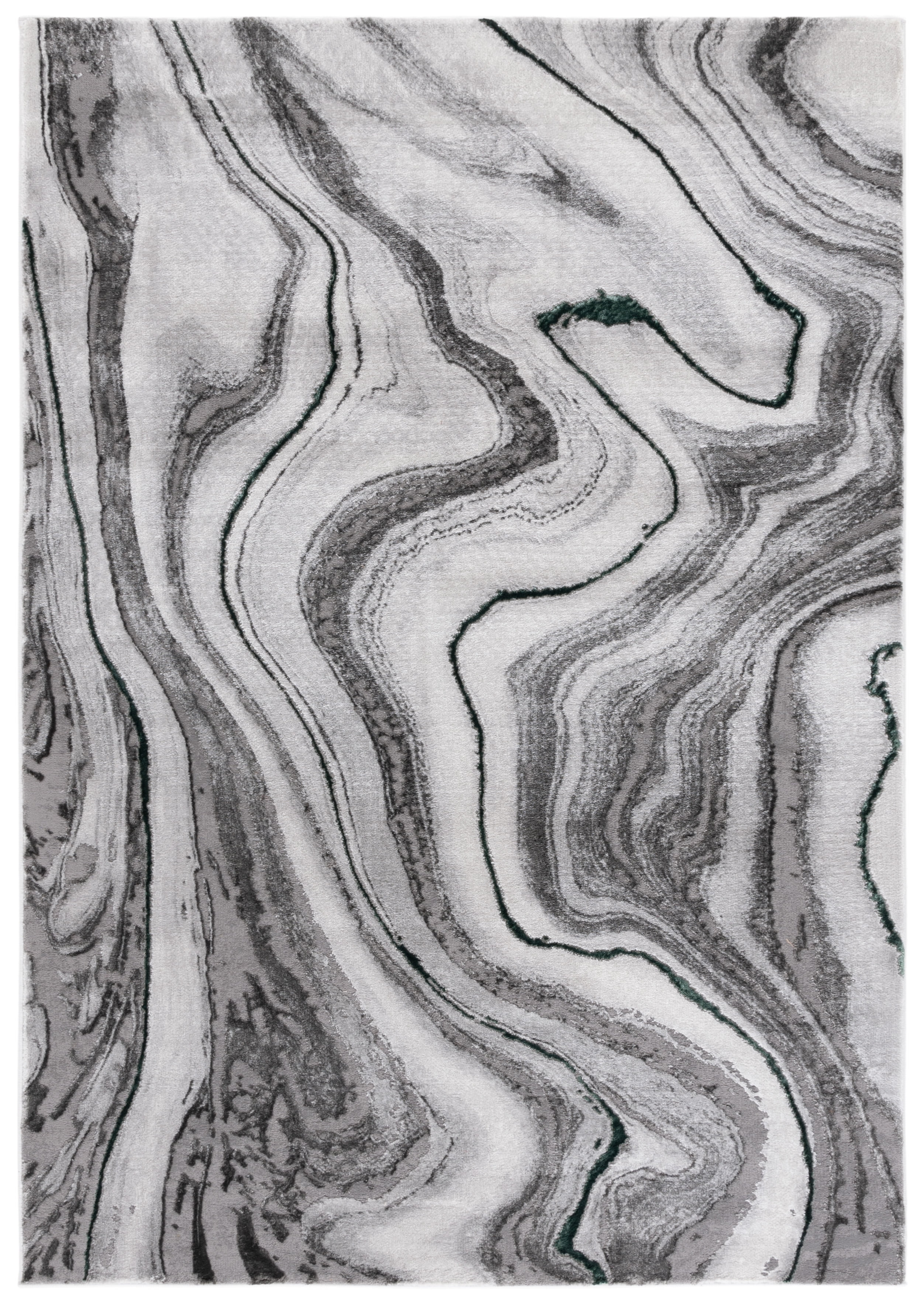 Safavieh Craft Angjelko Abstract Area Rug, Gray/Green, 2'7" x 5'