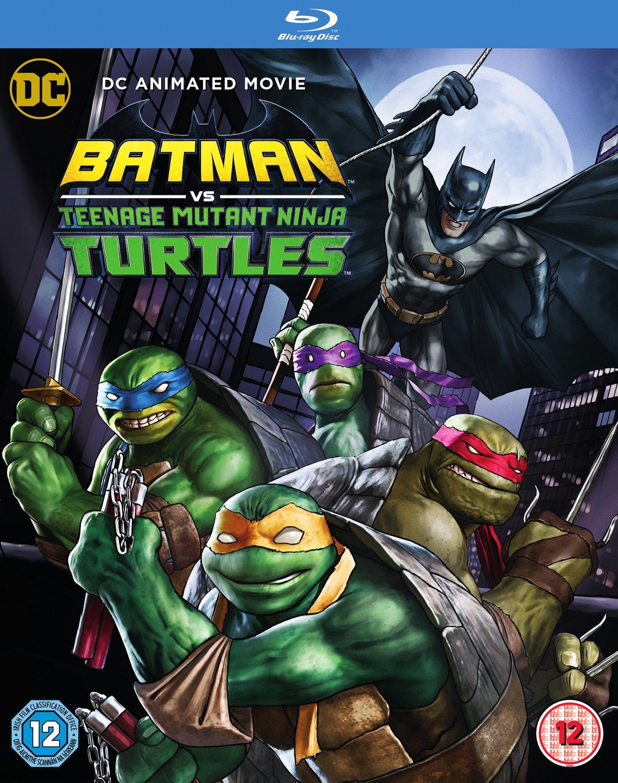 SDS, Batman vs. Teenage Mutant Ninja Turtles, Blu-ray, PG-13