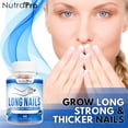 thumbnail image 2 of Nail Vitamins for Stronger Nails - Nail Growth Treatment and Strengthener Supplement Gummies by NutraPro., 2 of 4