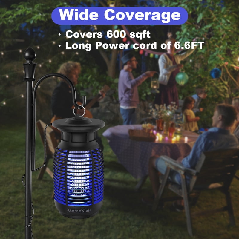 Active Mind Ltd 4000V Bug Zapper Indoor Outdoor Electric, Waterproof Mosquito Zapper with 15W Light, Fly Traps for Backyard Patio & Home, Insect Killer Lantern, Round