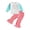 Lake Blue, variant on Toddler Baby Girl Clothes 6M 12M 18M 24M 3Y 4Y Santa Baby Crewneck Sweatshirts Ribbed Flare Pants Set Christmas Outfits