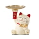thumbnail image 1 of Bandeja de almacenamiento de gato de resina, estatua de gato, bonito adorno, llavero moderno, organizador de escritorio para gabinete, dormitorio, Beige, 1 of 8