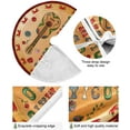 thumbnail image 5 of FMSHPON Cinco De Mayo Guitar Xmas Christmas Tree Skirt Stand Mat for Holiday Party Decoration Indoor Outdoor 36 inches, 5 of 6