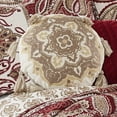 thumbnail image 2 of Villa Lugano by Levtex Home - Astrid - Decorative Pillow (16in. Round) - Medallion - Taupe, Cream and Beige, 2 of 5
