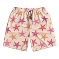 thumbnail image 2 of KLL Starfish Men's Casual Summer Beach Shorts Hawaiian Shorts with Pockets-XX-Large, 2 of 6