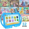 thumbnail image 4 of Kids Tablet, 7 inch Android Tablet for Kids, 4GB RAM 32GB ROM 1TB Expand, Toddler Tablet with Parental Control, IPS Screen, Dual Camera, Educational, Games, Shockproof Case for Boys/Girls (Blue), 4 of 7