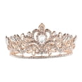 thumbnail image 1 of HLONK Rhinestone Wedding Tiara Headband for Wedding and Birthday, 1 of 8