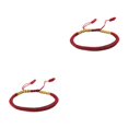 thumbnail image 3 of Pulseras tejidas Minnieouse nudo de la suerte cuerda mano joyería mujeres hombres pareja, 3 of 6