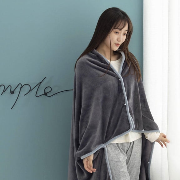 Wrap yourself in warmth and comfort with our wearable blanket. 100*150cm-Deep grey offer extra warmth and comfort