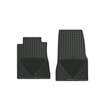 WeatherTech All-Weather Floor Mats compatible with 2013-2014 Ford Mustang - 1st Row (Driver & Passenger), Black