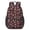 Hedgehog and Mushroom Purple Pattern, variant on Hedgehog and Mushroom Purple Pattern 17" Waterproof Oxford School Backpacks for Teens, S-Shape Padded Straps, for School, Travel, Hiking, Camping