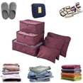 thumbnail image 4 of Bolsa de almacenamiento de equipaje de viaje Laklulu, juego de 6 piezas, maleta de almacenamiento de colcha multicolor, 4 of 5