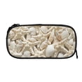 thumbnail image 5 of Uemuo Starfish and Sea Shells Printed Pencil Pen Case, Portable Pencil Pouch with Zipper, Compact Stationery Bag Makeup Bag, Pencil Bag for Home Office, 5 of 9