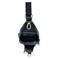 thumbnail image 3 of Antik Kraft - The Tasha Soft Vegan Leather Crossbody Sling Backpack Purse for Women - Black, 3 of 3