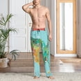 thumbnail image 2 of Balery USA Tourist Map Pantalones de pijama para hombre, pijama ultraligero, pantalón de descanso-Medium, 2 of 6