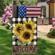 thumbnail image 4 of Sunflower Garden Flag, Buffalo Floral Welcome Garden Flag, Spring Summer Garden, 4 of 5