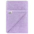 thumbnail image 4 of American Soft Linen Luxury 40x80 Oversized Bath Sheet, 100% Cotton XL Turkish Bath Sheet Towel, Lilac, 4 of 9