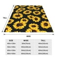 thumbnail image 5 of Bingfone Sunflower 6 Print Flannel Fleece Blanket Throw Blanket For Bed,Sofa,Couch,Travel,Camping(40"X30"), 5 of 9