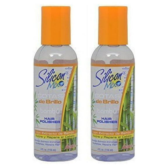 Silicon Mix Gotas de Brillo Bambu Hair Polisher 4oz "Pack of 2"