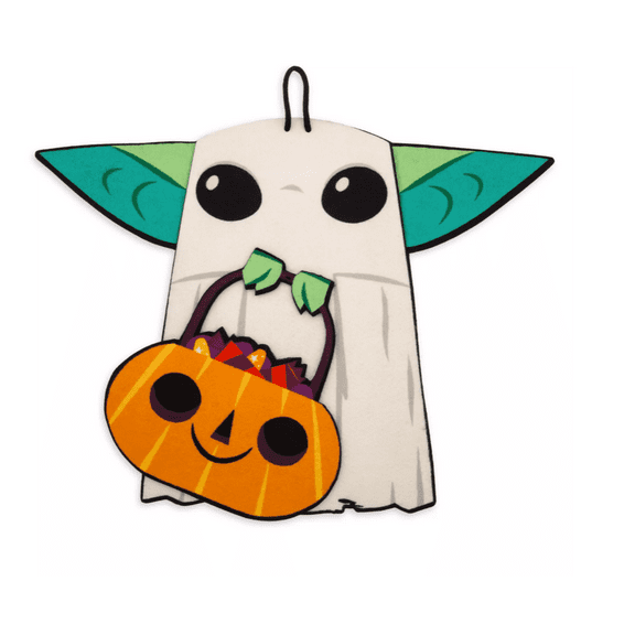 Disney Grogu Halloween Door Hanger Star Wars The Mandalorian New With Tag