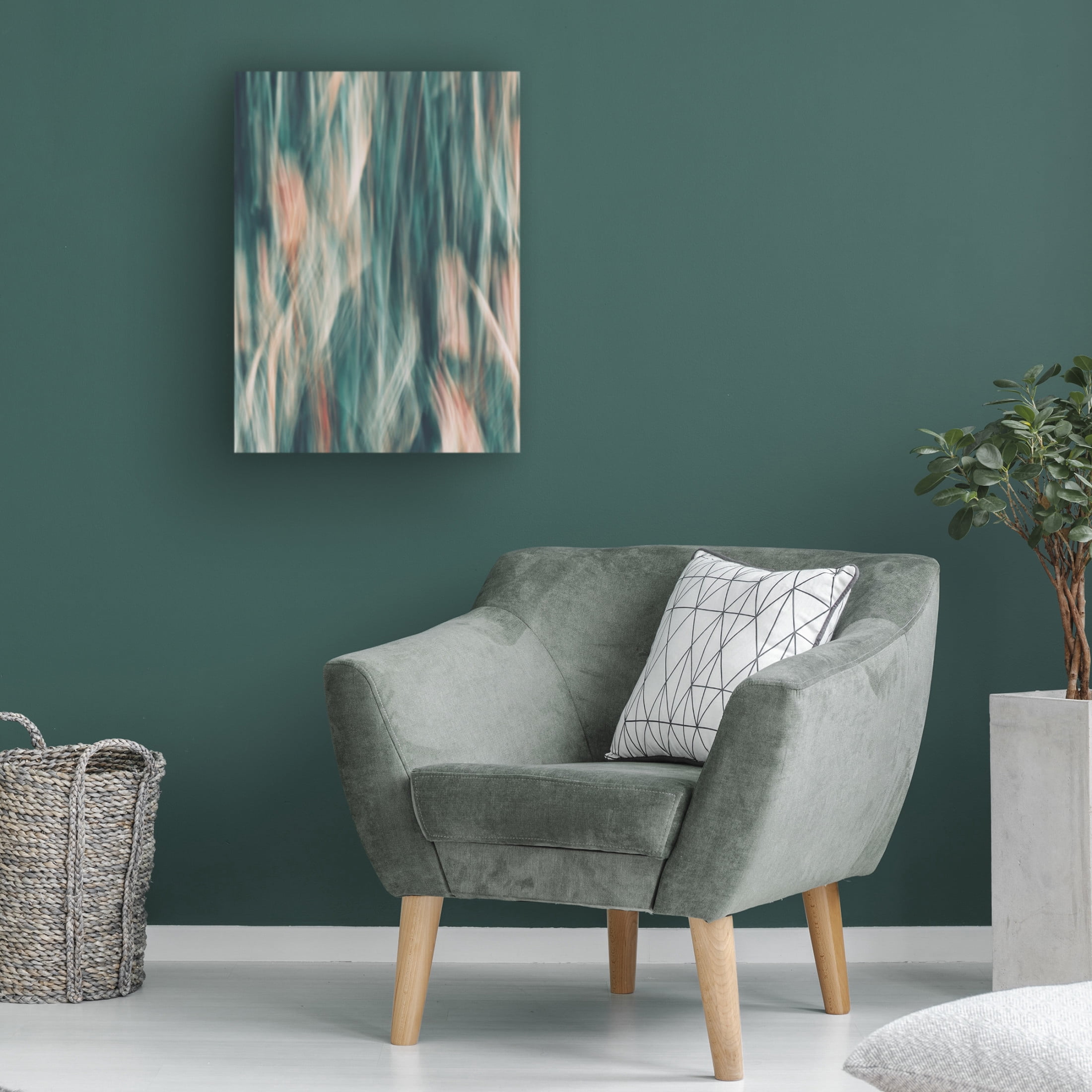 Canvas Wall Art - Bilge Paksoylu 'Unkraut 6 1' Wall Art for Living Room, Bedroom, or Office Décor by Trademark Fine Art - 14 x 19 Inches