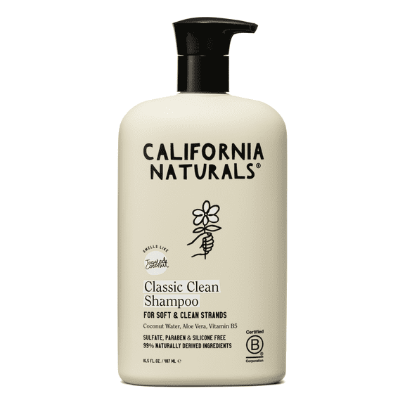 California Naturals Classic Clean Shampoo, Toasted Coconut, 16.5 fl oz
