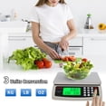 thumbnail image 3 of Báscula comercial para alimentos KNSWE digital de acero inoxidable de 40 kg, 3 of 6