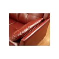 thumbnail image 4 of Leatherette Sectional Sofa in Mahogany Red Finish, 4 of 5