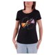 thumbnail image 1 of Pink Floyd - Camiseta Machine Greeting para Mujer (Negro, Naranja), 1 of 2