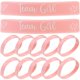 thumbnail image 1 of KAKOWELY 12 pulseras de revelación de género para niñas, ideales para baby shower y fiestas de revelación de género., 1 of 5