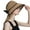 Khaki, variant on Womens Hat Women Outdoor Sunscreen Sun Hat All Tethered Double Large Brimmed Sun Hat Western Hat