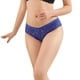thumbnail image 1 of Gibobby Bragas Bikini Elásticas Mujeres Stretch G String Panty Lace Trim 5 colores Cómoda ropa interior sexy （Azul， S), 1 of 5