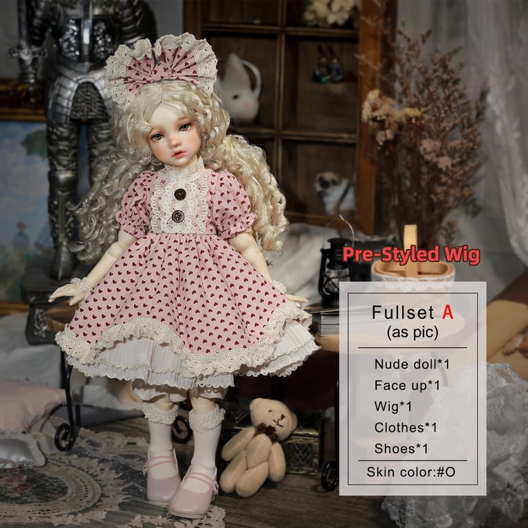 BJD Doll 1/6 Cecily Large Vintage Style Plump Body, High Quality