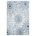 thumbnail image 6 of Calinda Summer Bliss Steel Blue-Ivory Area Rug - Multiple Sizes, 6 of 7