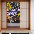 thumbnail image 1 of Doorway Drape Split Curtains, Game Time Gamer Zone Room Divider Privacy Door Curtains, 34" x 56", 1 of 6