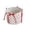 D, variant on Hyknon Quilted Storage Basket, Cute Dots Cherry Roses Heart Prints Decorative Storage Boxs with Bow, Boho Car Organizer Bin, Round /Square Makeup Storage Basket for Women Bedroom Vanity Closet Home