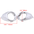 thumbnail image 2 of 3X Fog Light Cover Racing Grills Front Bumper Fog Lamp Protect Frame Trim Bezel for Fiesta 2008-2012, 2 of 6