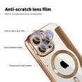 thumbnail image 4 of Allytech Wallet Case for iPhone 14 Pro with Card Slots & Lens Protector, Compatible with MagSafe, Slim Shockproof Anti-Scratch Clear Back Panel [RFID Blocking] Case - Brown, 4 of 7