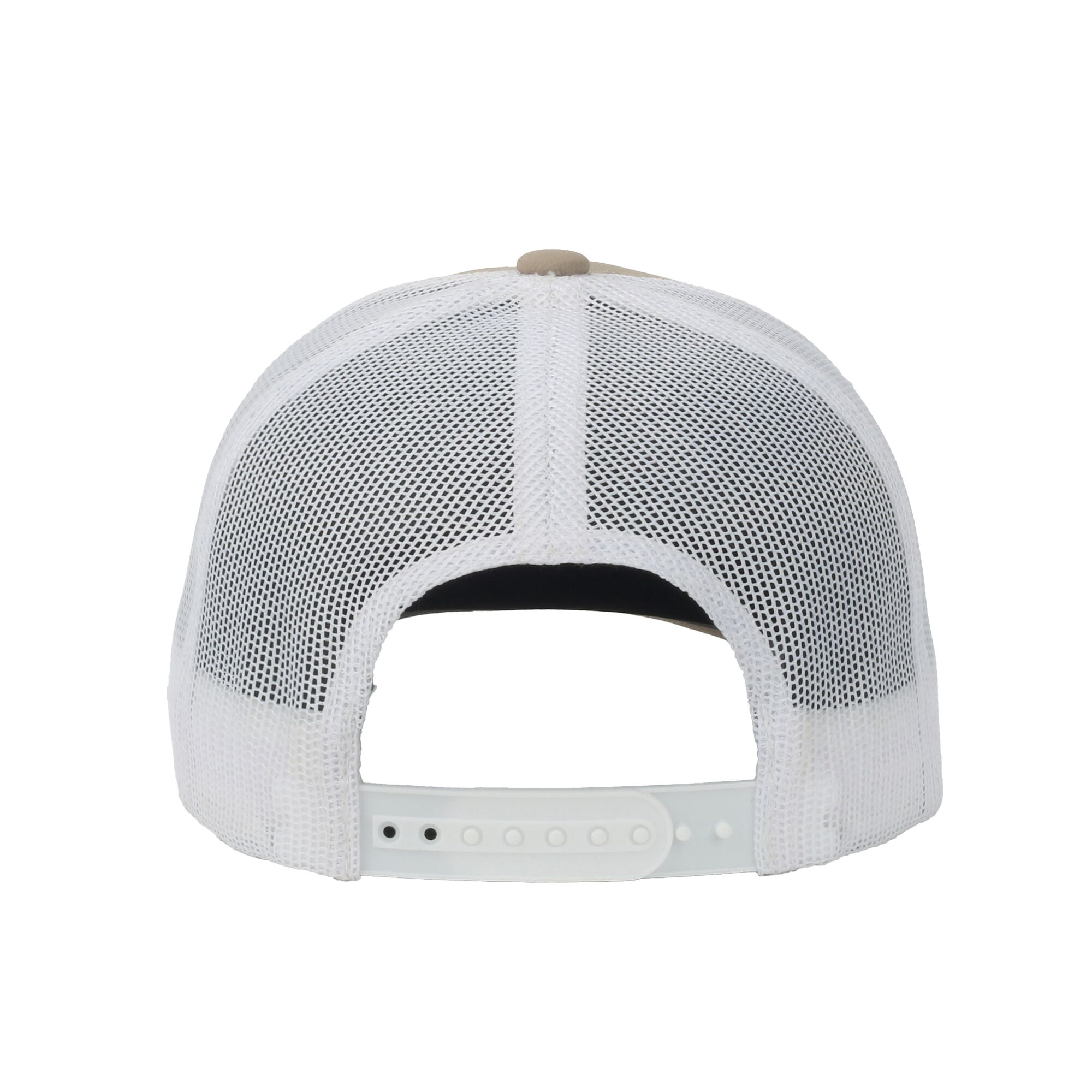 Khaki/White Red Snapper 5-Panel Fishing Cap – Structured, Embroidered, Snapback, One Size