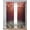Red, variant on Red Ocean Waves Sheer Curtains 39 Inch Length 2 Panels Set for Living Room/Bedroom, Summer Beach Coastal Abstract Kitchen Curtains Grommet Semi-Sheer Curtains Drapes Window Treatments 27.5"x39"x2