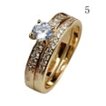 thumbnail image 1 of Anillos de compromiso de esponsales para hombres y mujeres Anillo de diamantes de tipo geométrico Wmkox8yii fajkfhkj1697, 1 of 3